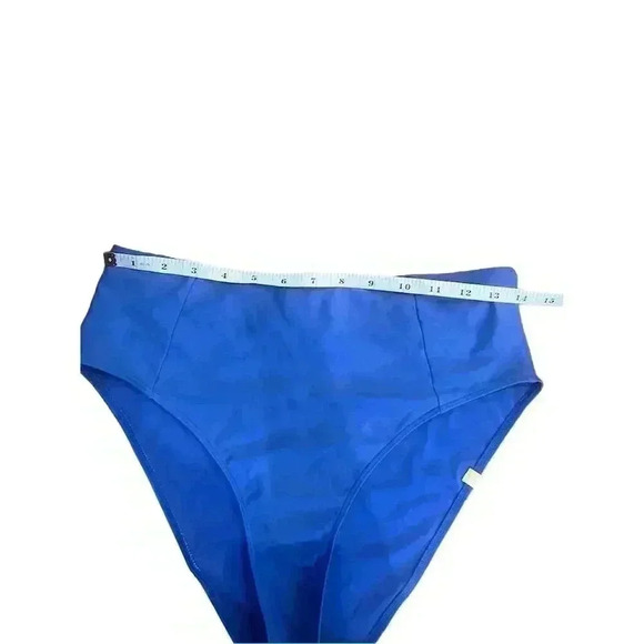 Summersalt Women's High-Waist Bikini Bottom Blue Size 6 - Picture 8 of 9